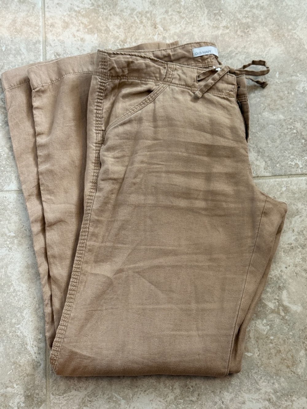 Vintage Old Navy 100% linen pants size 6